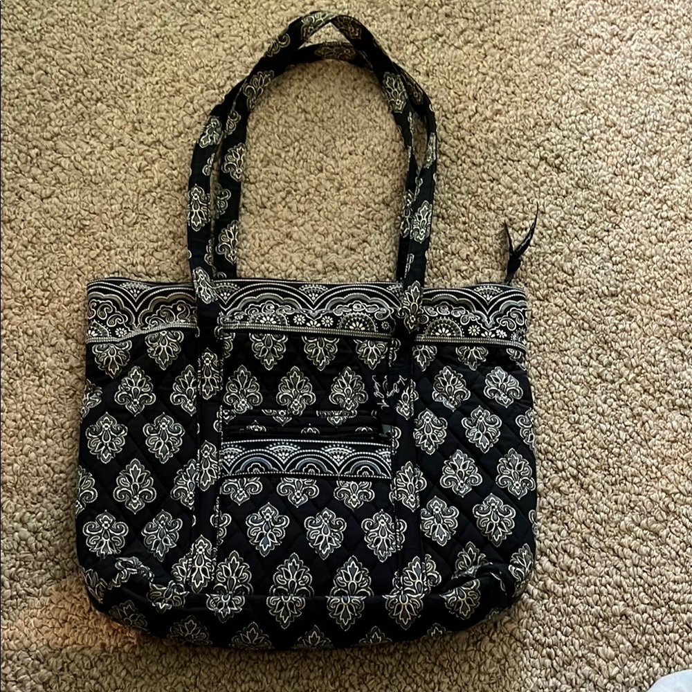 Vera Bradley Navy and White Patterned Tote